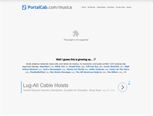 Tablet Screenshot of music.portalcab.com